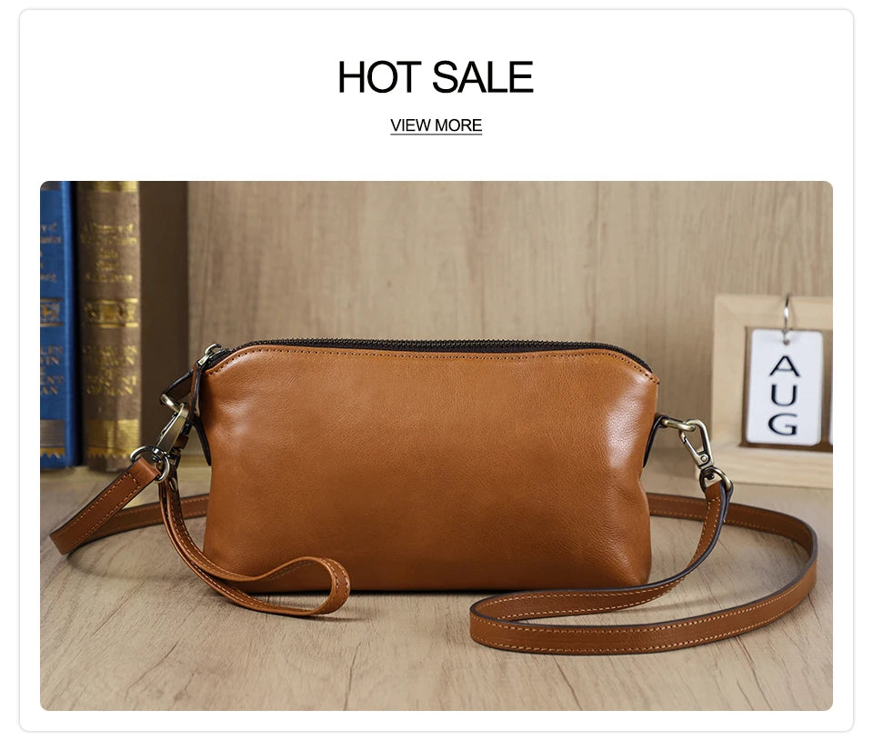 sac à main décontracté à bandoulière 100% cuir pour femme tendance.