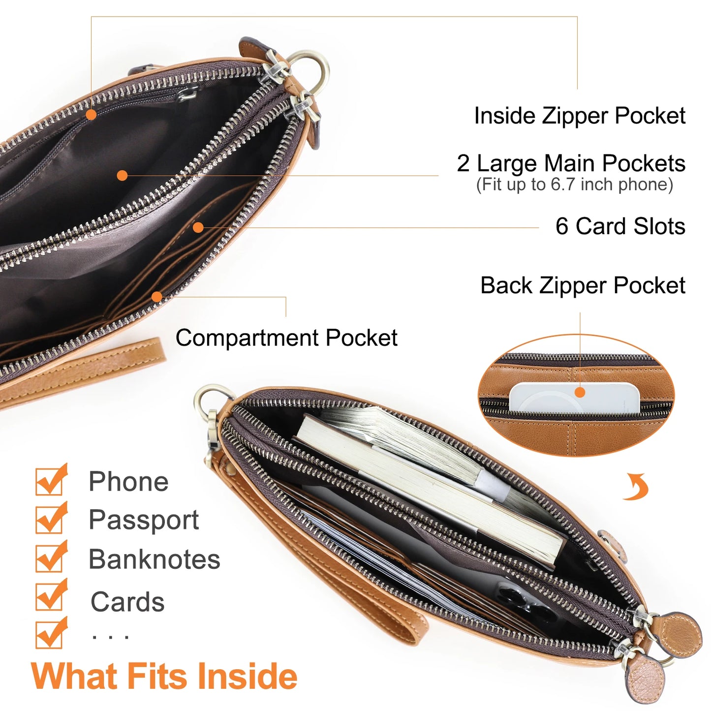 sac à main décontracté à bandoulière 100% cuir pour femme tendance.