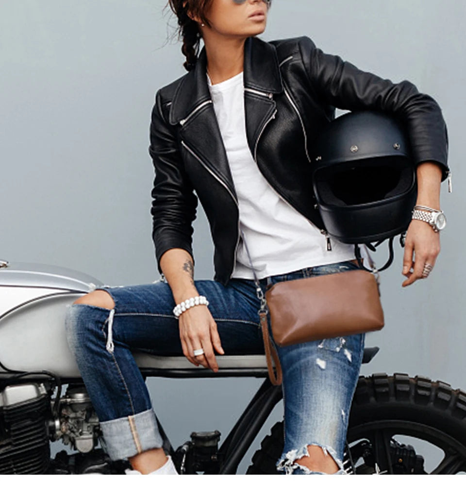 sac à main décontracté à bandoulière 100% cuir pour femme tendance.