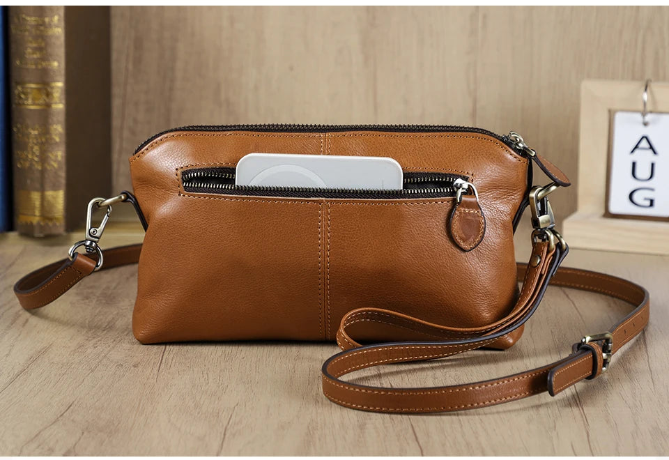 sac à main décontracté à bandoulière 100% cuir pour femme tendance.